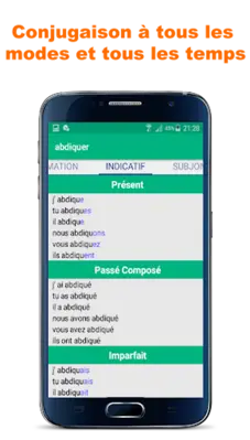 Conjugaison - Verbes Français android App screenshot 1